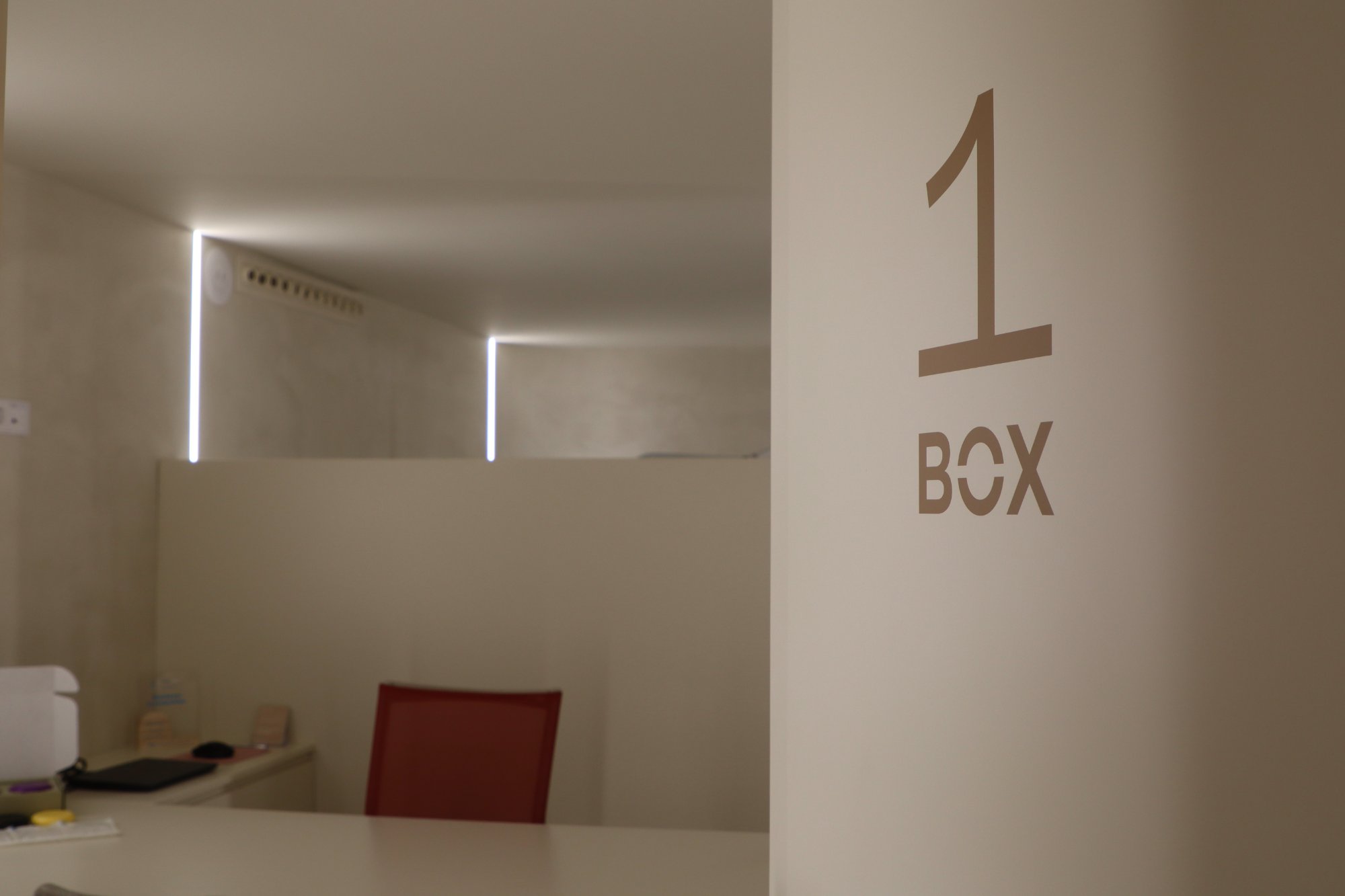 Box de tratamiento número 1